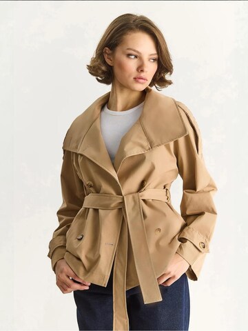 Bianco Lucci Mantel in Braun