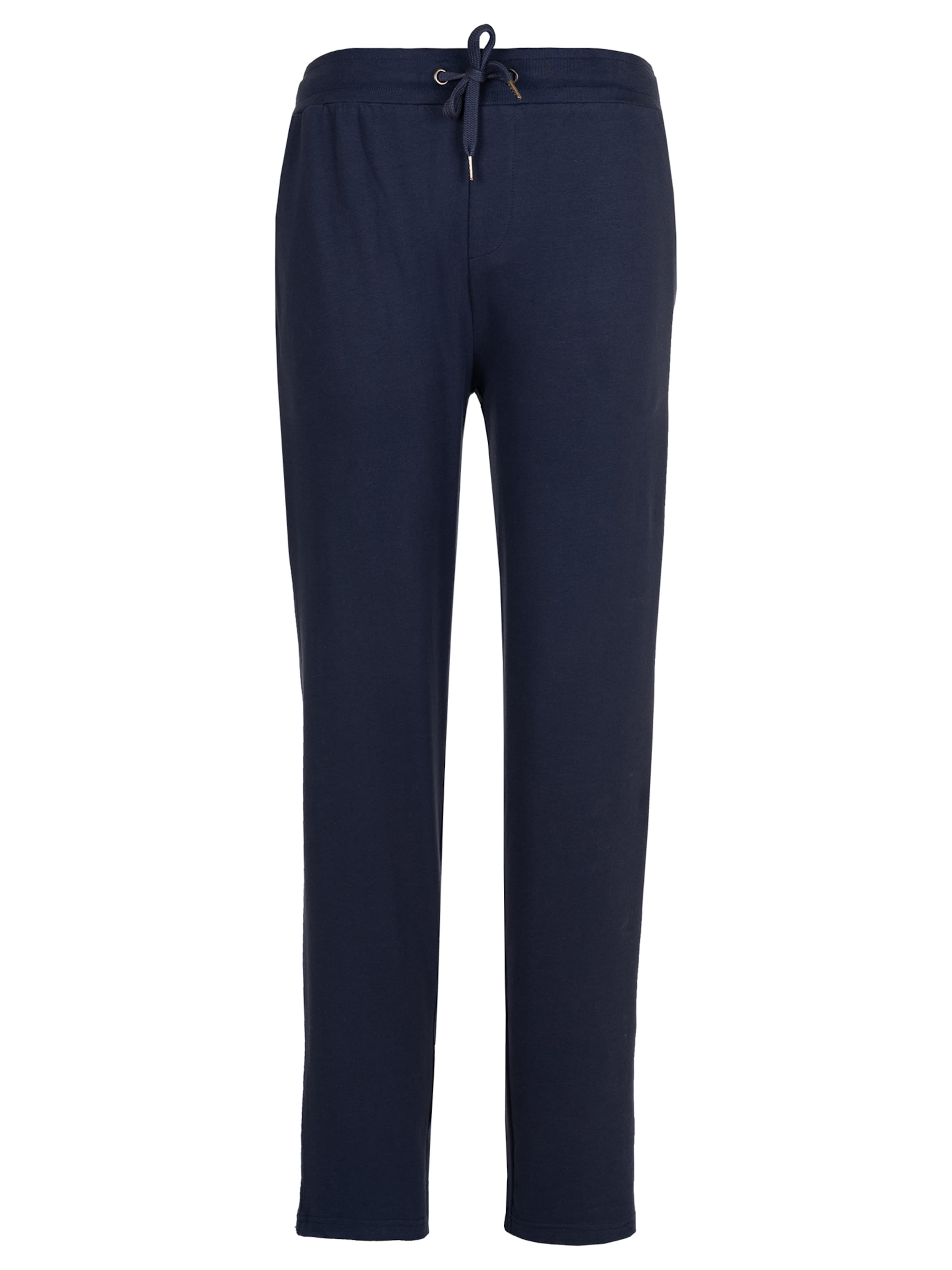 Pastunette Pyjamabroek 'Pants straight' in Blauw: voorkant