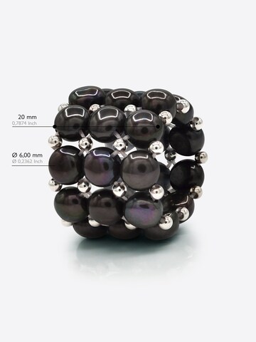 Bague 'TUILERIES' Ateliers Saint Germain en noir