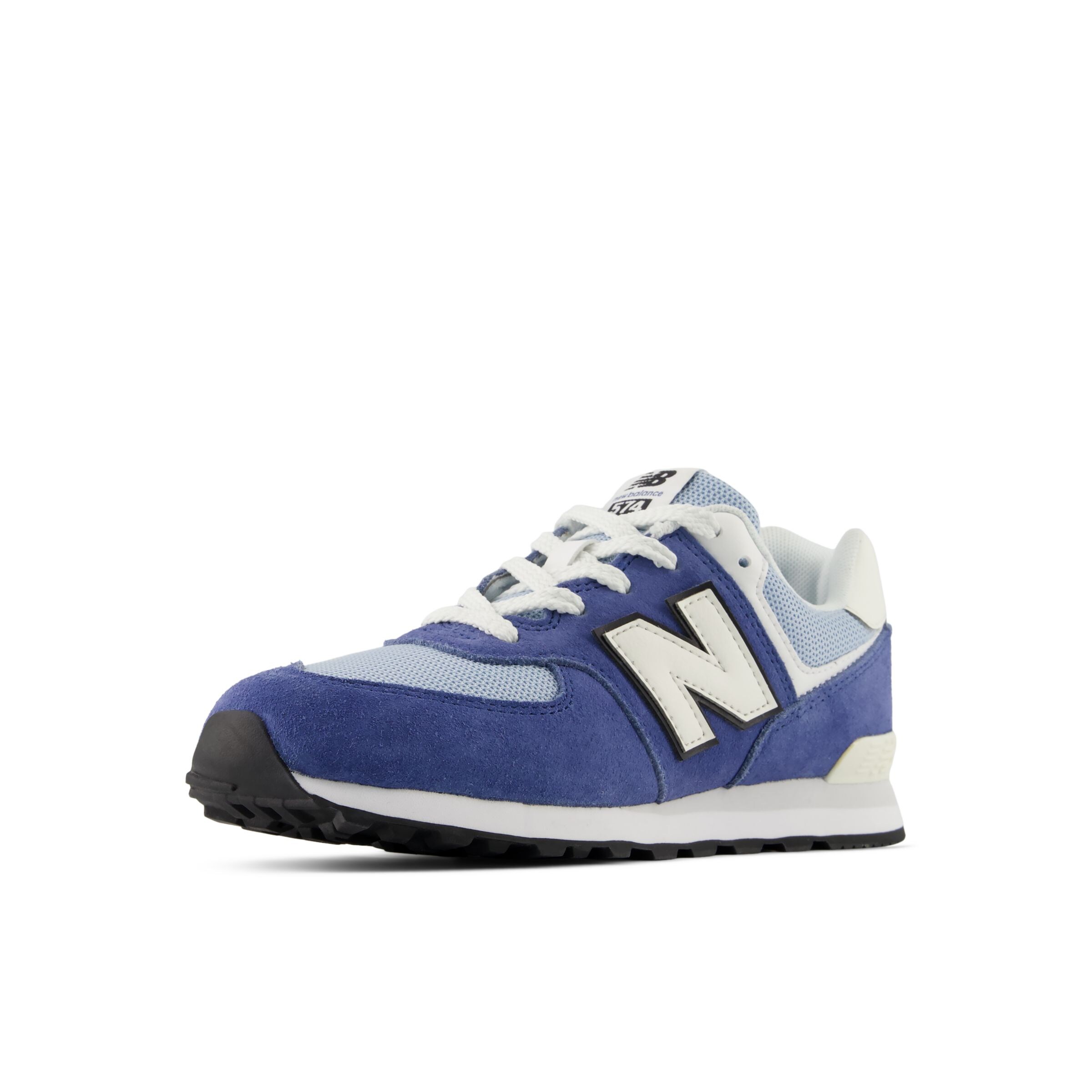 Baskets basses '574' new balance en bleu : devant
