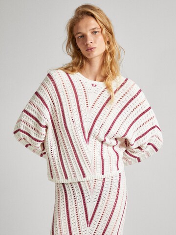 Pepe Jeans Pullover 'GINNY' i hvid: forside