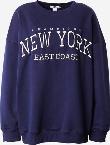 Sweat-shirt Dorothy Perkins en bleu : devant