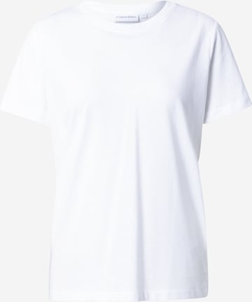 Calvin Klein - Camiseta en blanco: frente