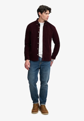 Superdry & Co Regular fit Button Up Shirt in Red