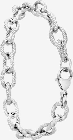 Lucardi Bracelet in Silver: front