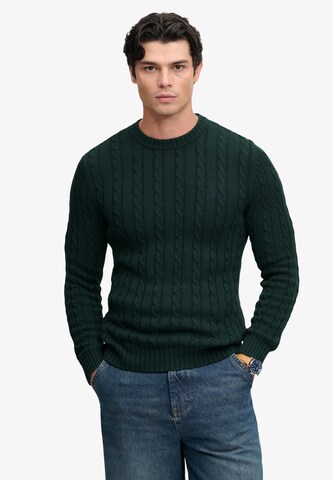 Pullover di Superdry & Co in verde: frontale