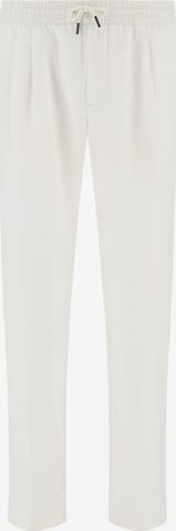 Pantalon chino Boggi Milano en blanc : devant