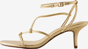 Sandales à lanières 'Forever Comfort' Next en or : devant