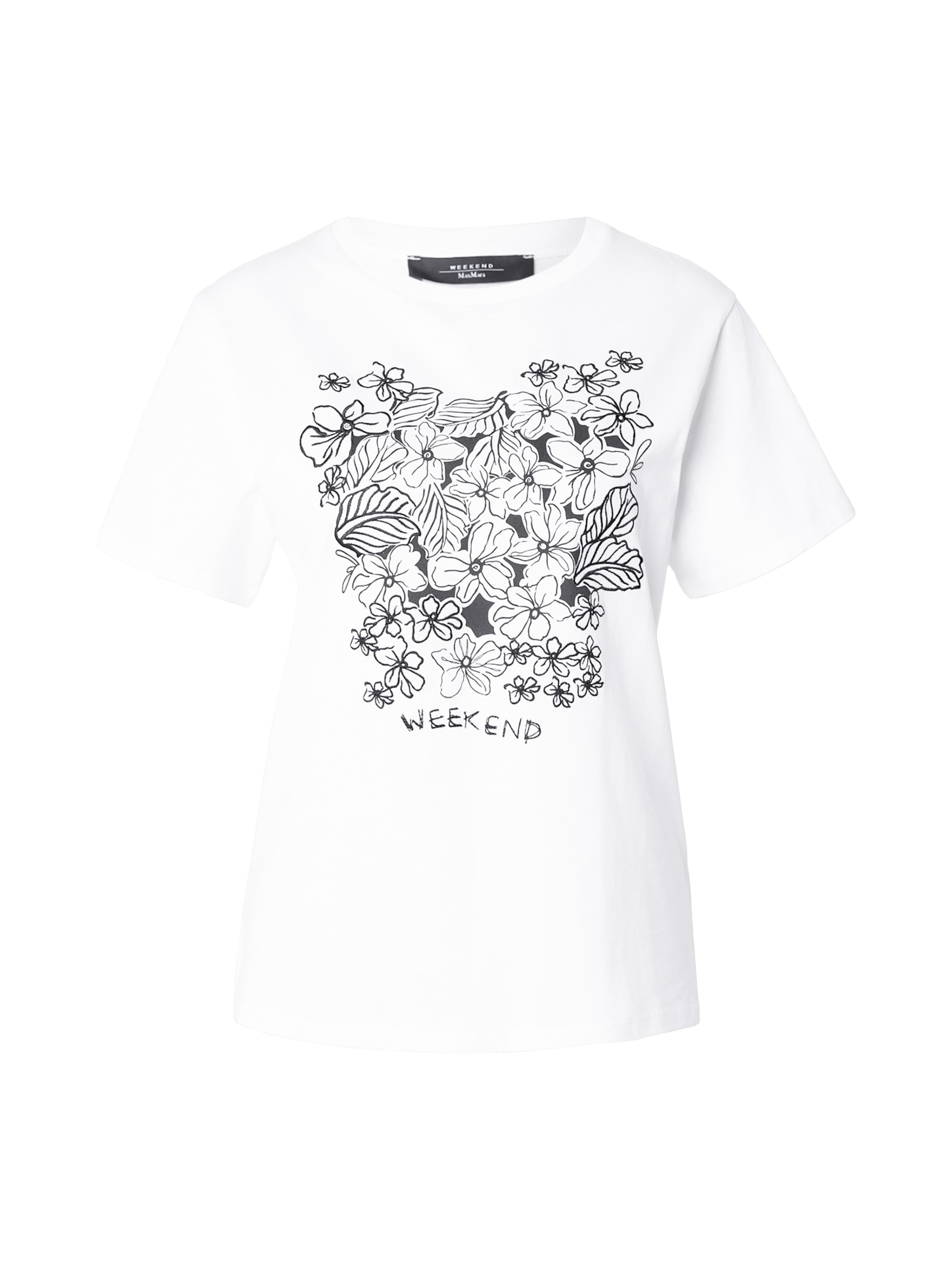 T-shirt 'BORA' Weekend Max Mara en blanc : devant