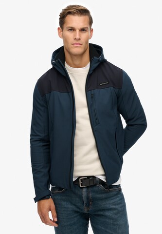 Superdry Tussenjas in Blauw: voorkant