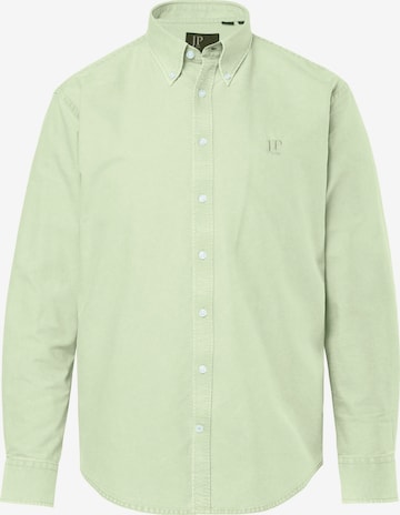 JP1880 Regular fit Overhemd in Groen: voorkant