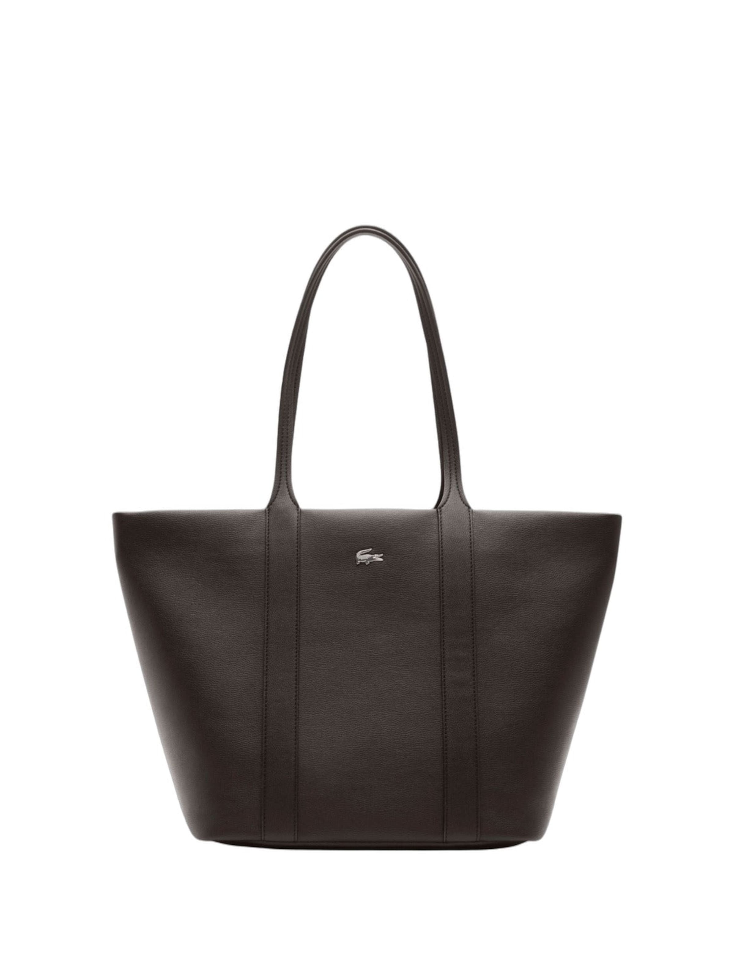 LACOSTE "Shopper" tipa soma pieejams One Size, krāsa - tumši brūns, Preces skats