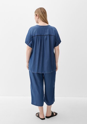 TRIANGLE Bluse in Blau