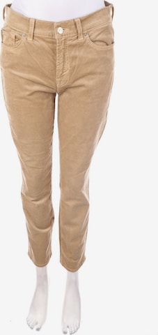 7 for all mankind Pants in M in Beige: front