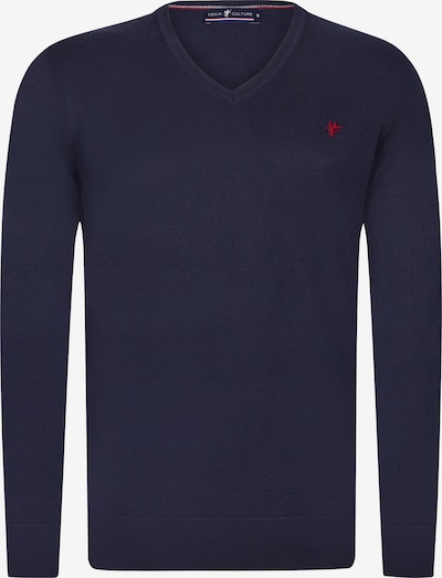DENIM CULTURE Sweater 'GABRIELLA' in marine blue / Red, Item view