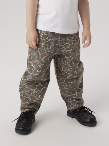 Baggy Pantalon NAME IT en marron : devant