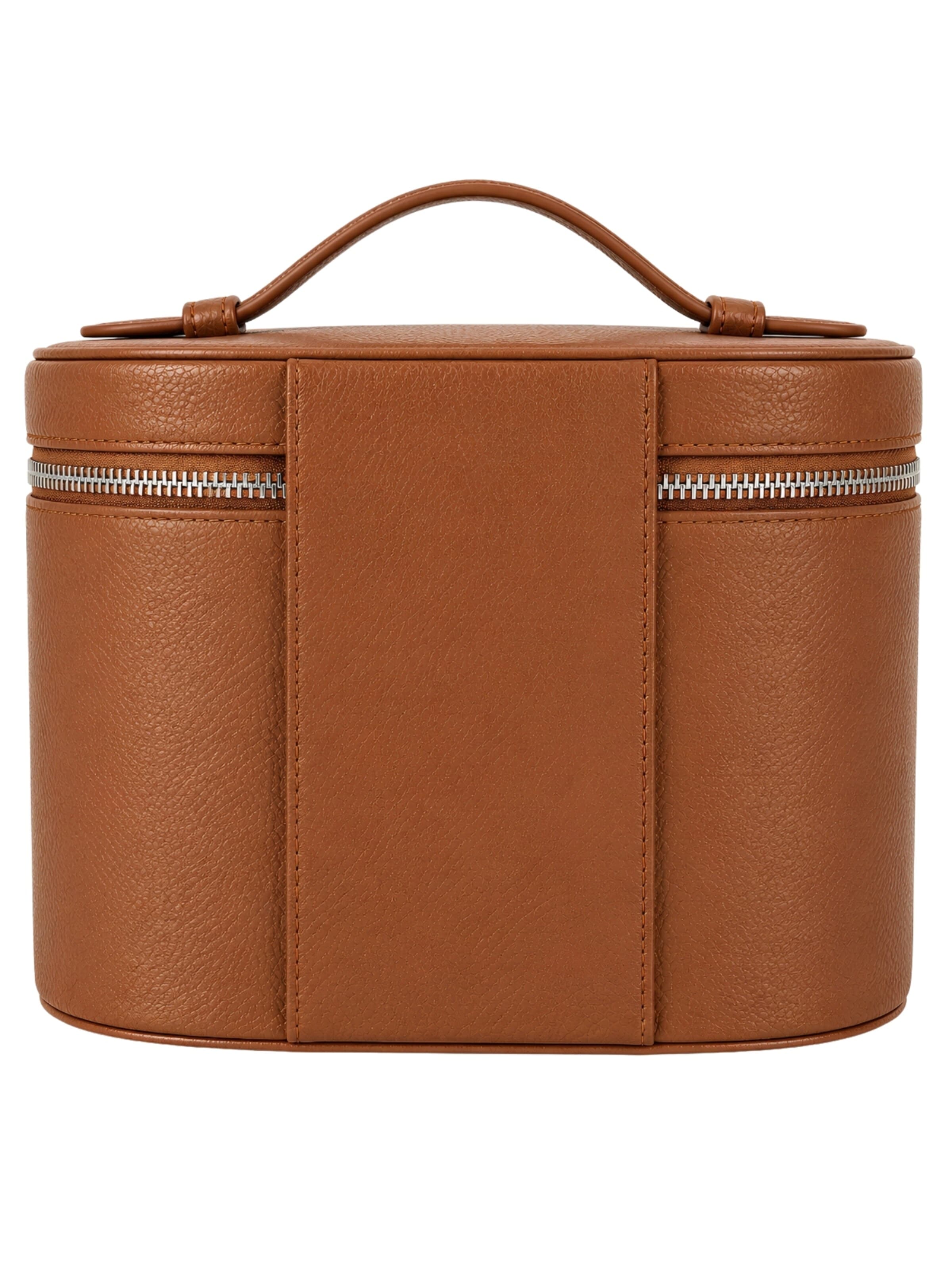 UNIQ Beauty Kozmetická taška 'Noemie Vanity Beauty Case - Brown' - Hnedá