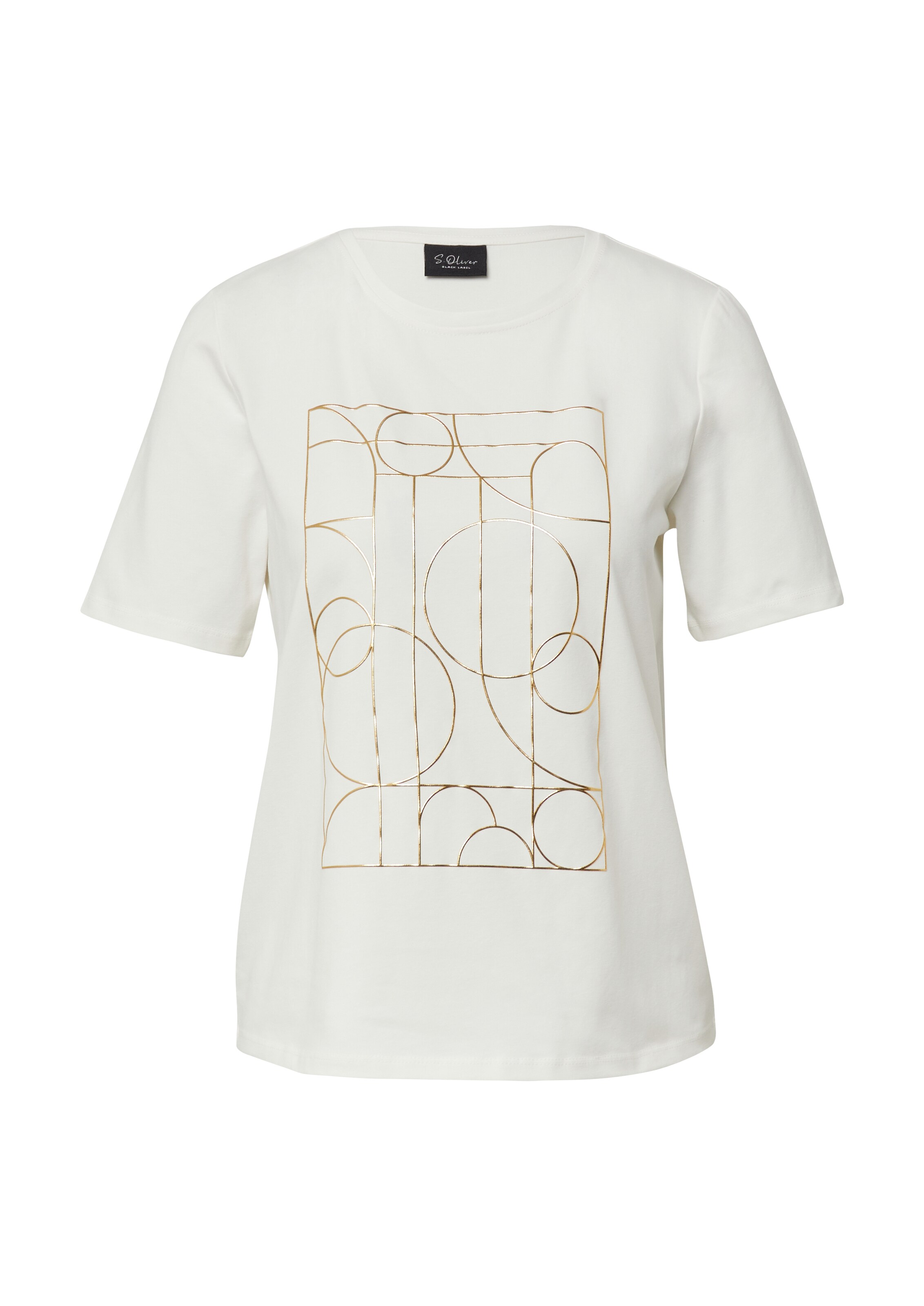 s.Oliver BLACK LABEL Shirt in Beige: Vorderseite