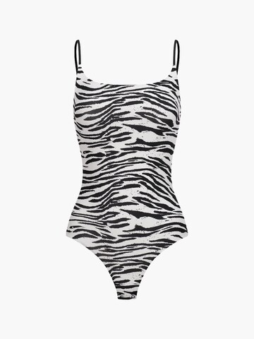 cfab (formerly creamy fabrics) Shaping Bodysuit 'Cami Bodysuit mit String' in Black: front
