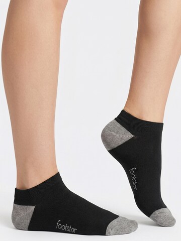 footstar Ankle Socks 'Color Pop' in Grey: front