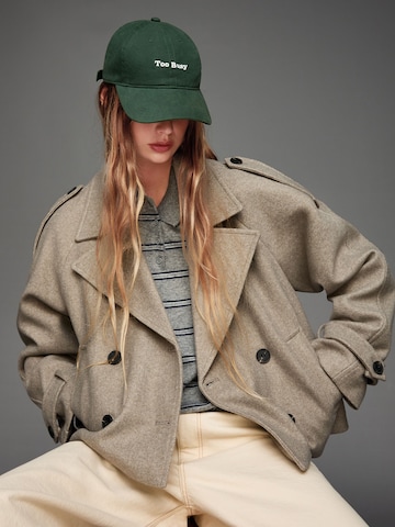 Bershka Átmeneti dzseki - zöld: elől