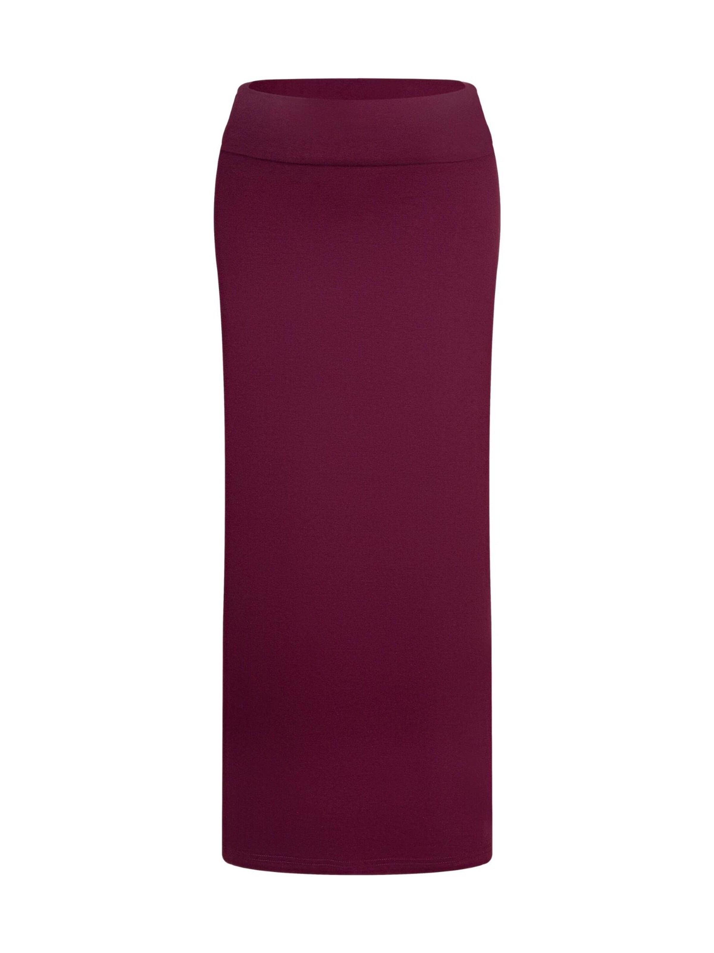 Leela COTTON Skirt in Purple: front