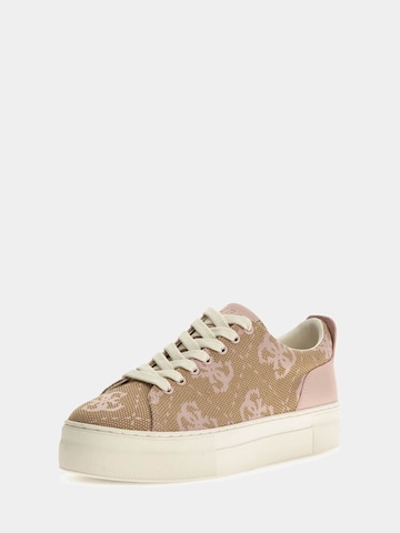 Sneaker low 'Gia' de la GUESS pe bej