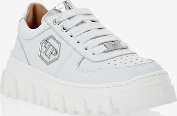 Philipp Plein Sneakers in Wit: voorkant