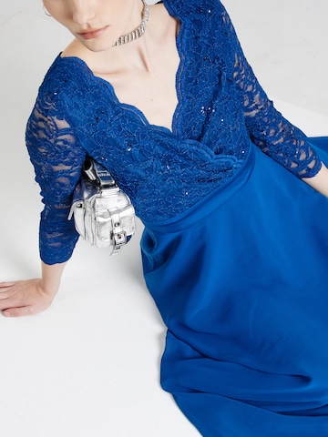 Robe de cocktail SWING en bleu