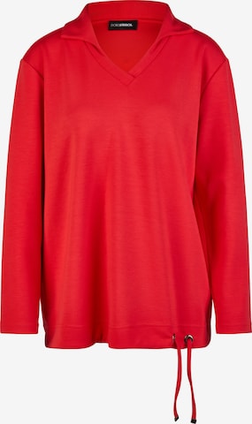 Sweat-shirt Doris Streich en rouge : devant