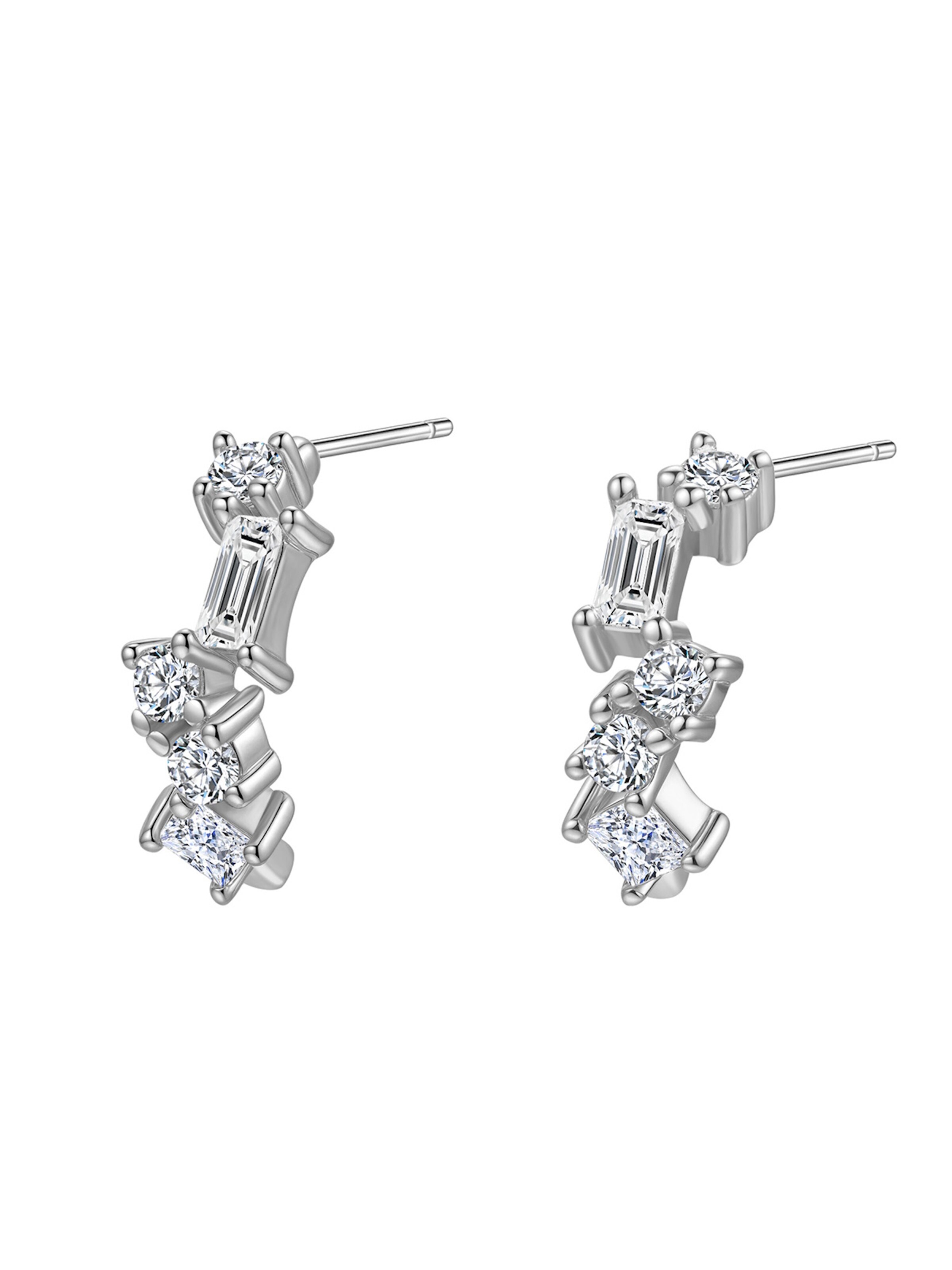 Hey Happiness Earrings 'Stardust' in Silver