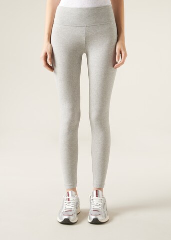 CALZEDONIA Skinny Leggings in Grey: front