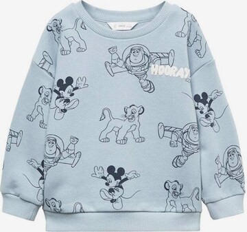 MANGO KIDS Sweatshirt 'Hoorray' i blå: forside