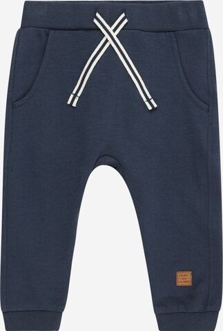 Hust & Claire Tapered Broek 'Georgey' in Blauw: voorkant