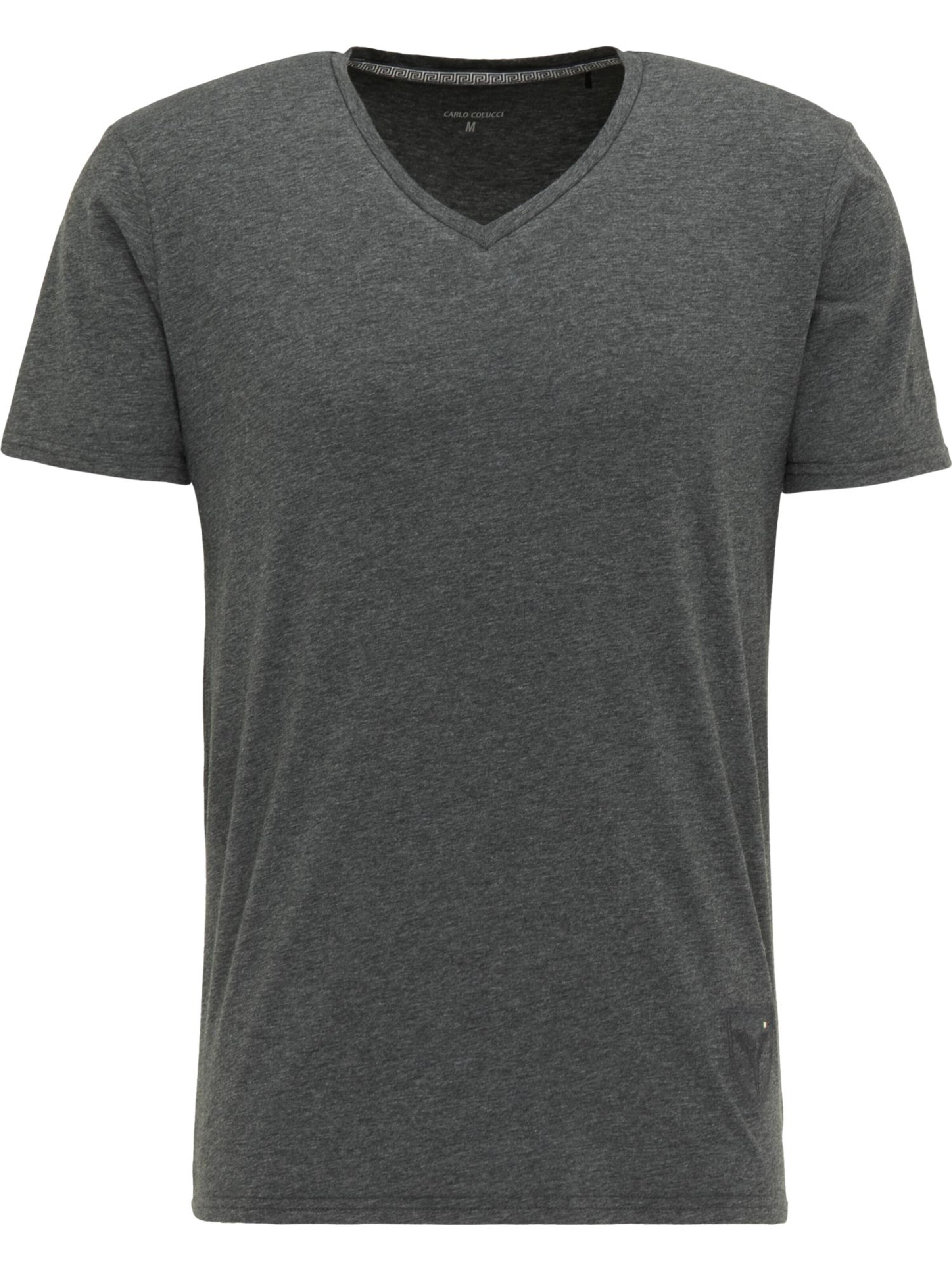 Carlo Colucci Shirt 'Cavallari' in Grijs: voorkant