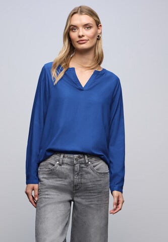 STREET ONE Tunic in Blue: front