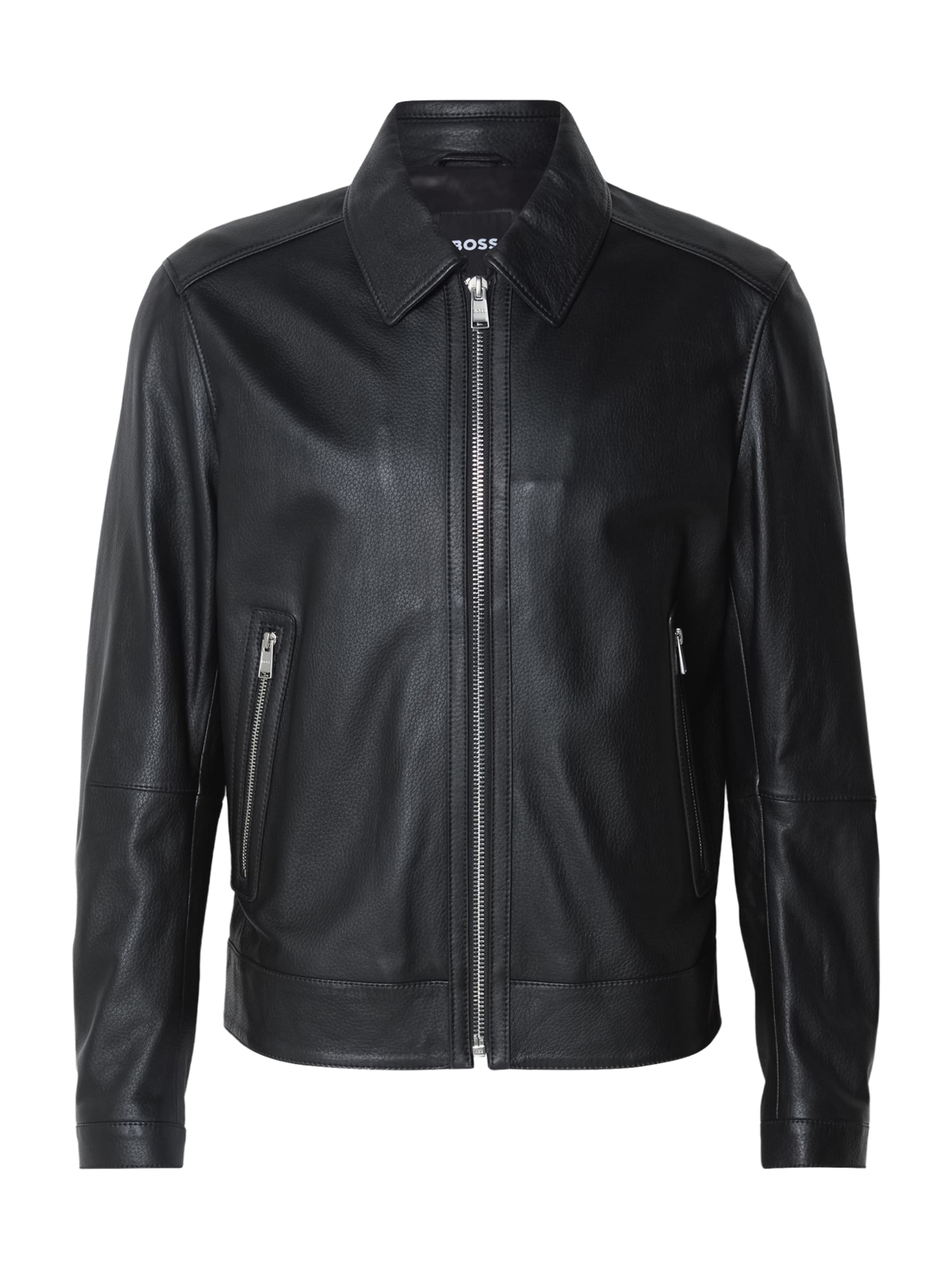 BOSS Välikausitakki 'Mapson4' värissä musta: etupuoli