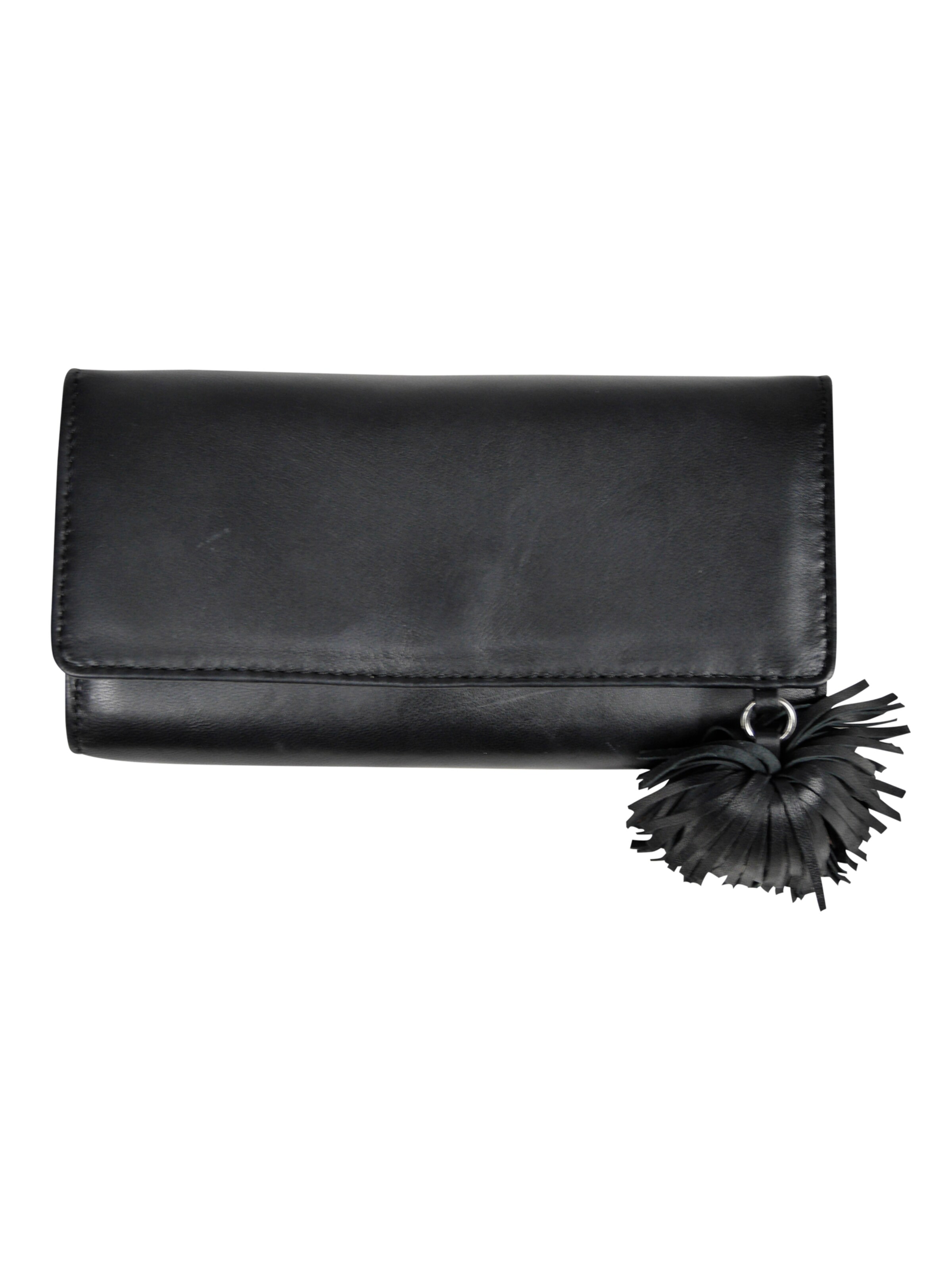 YVES Hamburg Wallet 'NOOR' in Grey: front