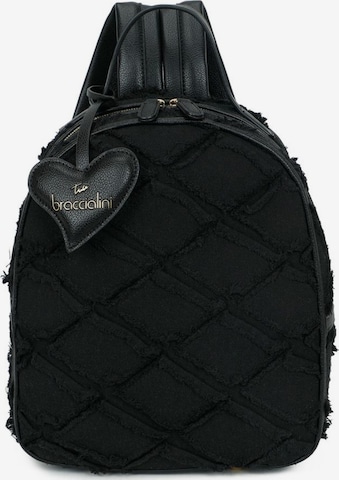 Zaino 'Beth Jeans' di Braccialini in nero: frontale