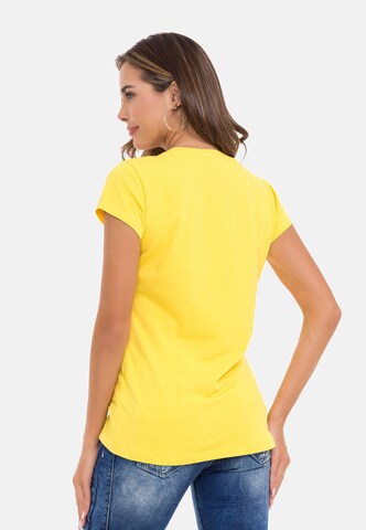 CIPO & BAXX T-Shirt in Gelb