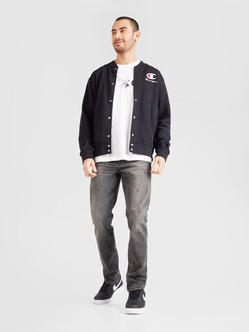 Champion Authentic Athletic Apparel Zip-Up Hoodie in Black