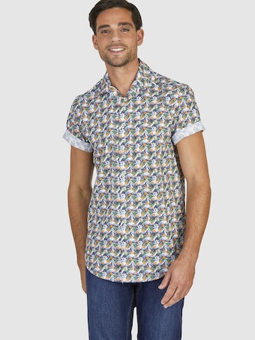 HECHTER PARIS Regular fit Button Up Shirt in Mixed colors: front