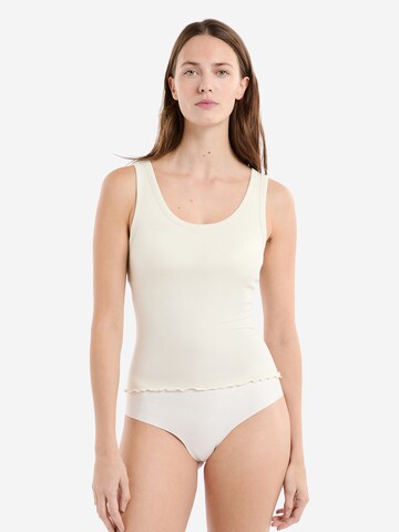ETAM Pajama Shirt 'Bra' in Beige: front
