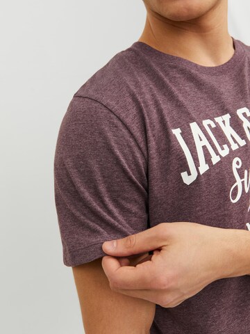 JACK & JONES T-Shirt in Lila