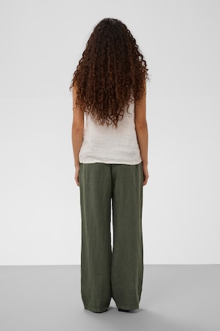 SOAKED IN LUXURY Loosefit Hose 'Auran' in Grün