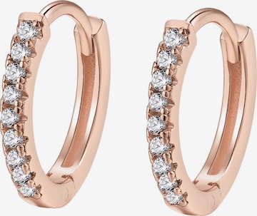 Orecchini 'Glimmer' di Hey Happiness in oro: frontale