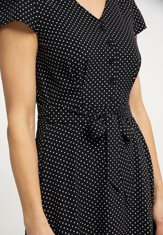 Rochie tip bluză de la Usha pe negru