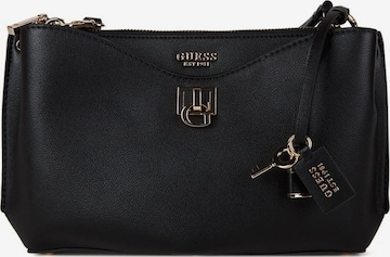 Borsa a spalla di GUESS in nero: frontale