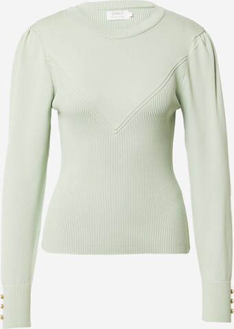 ONLY Sweater 'SALLY' in Green: front