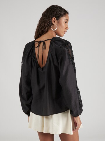 VILA ROUGE - Blusa 'BRINNE' en negro